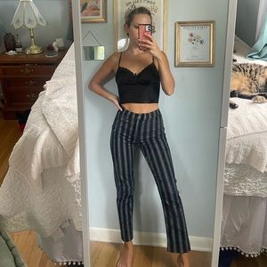 Brandy Melville Striped Trouser Pants